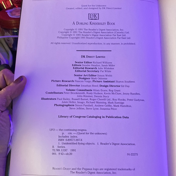 🐼🐼🐼reader's digest book UFO: The Continuing Enogma quest for the unknown - Picture 6 of 8